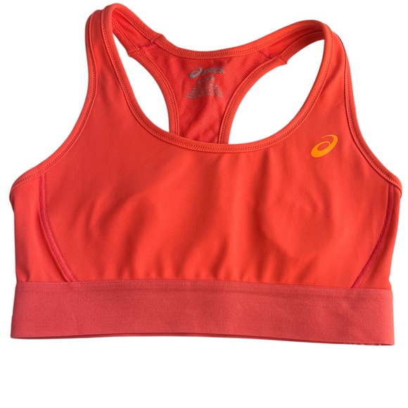 Asics Other - ASICS Women's Vibrant Orange Racerback Sports Bra Size M